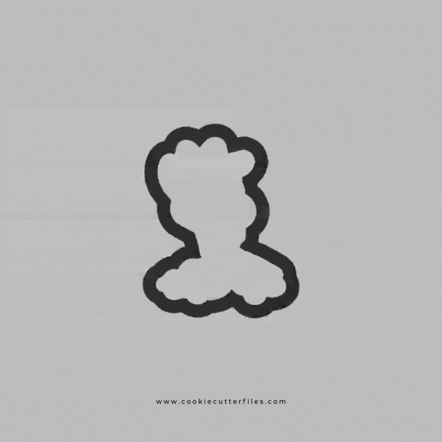 Hand Zombie Kids Cookie Cutter STL Files Cookie Cutter Files