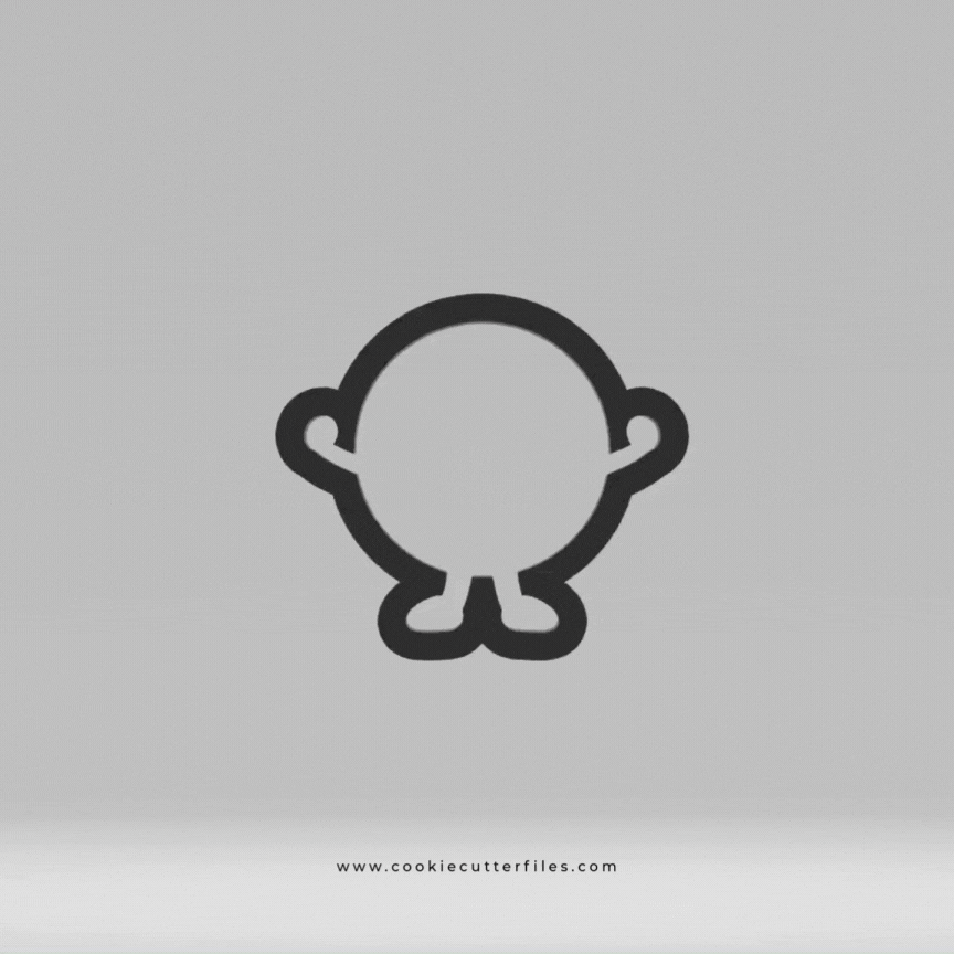 Strong Earth Earth Day Hero Cookie Cutter STL Files Cookie Cutter Files