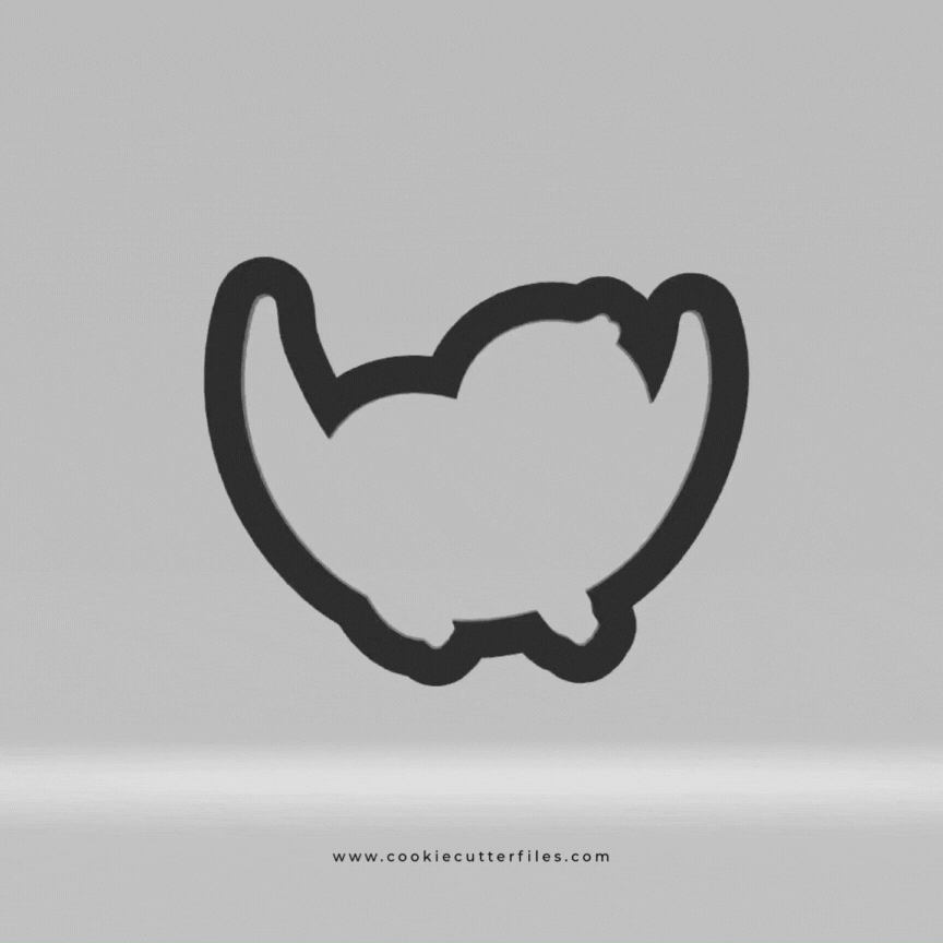 Moon Hug Sweet Dreams Baby Sloth Cookie Cutter STL Files Cookie Cutter Files