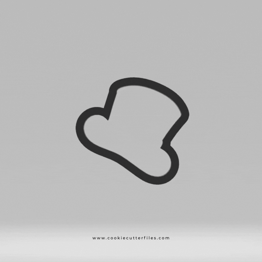 Leprechaun Hat Lucky Charms Cookie Cutter STL Files Cookie Cutter Files