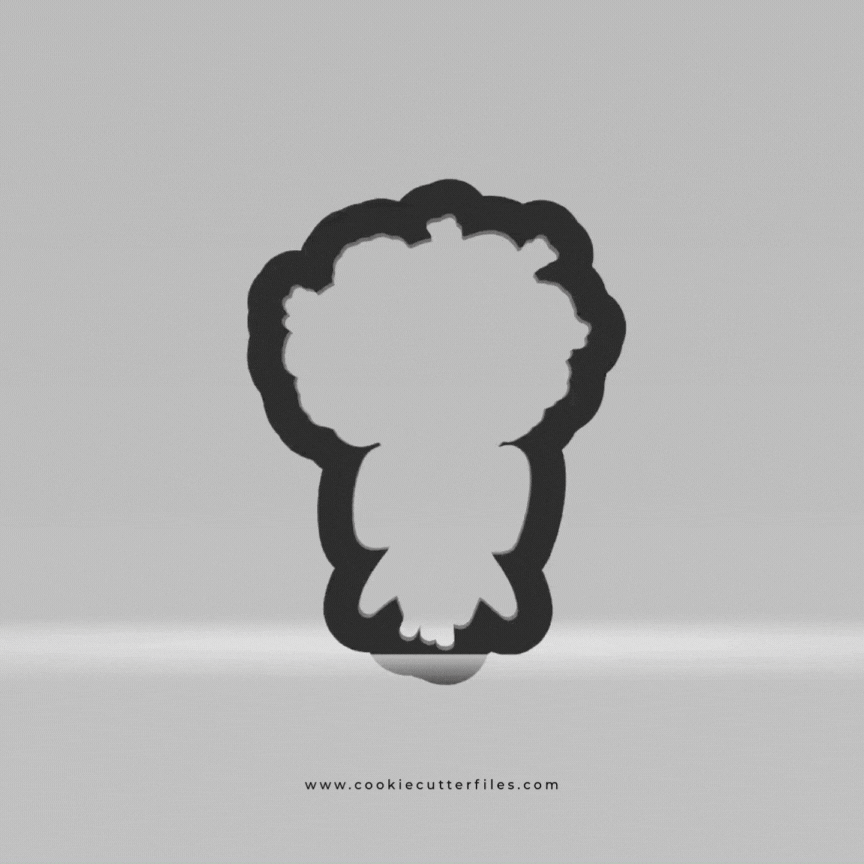 Flowers Valentine Gifts Cookie Cutter STL Files Cookie Cutter Files
