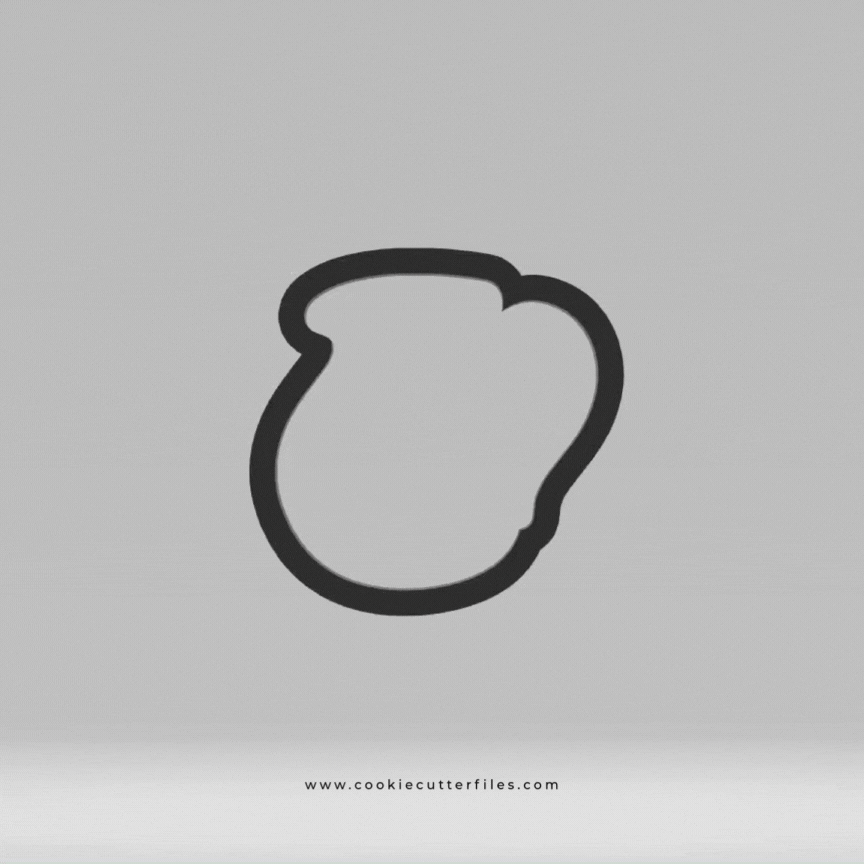 Lemonade Pitcher Backyard Bbq Cookie Cutter STL Files Cookie Cutter Files