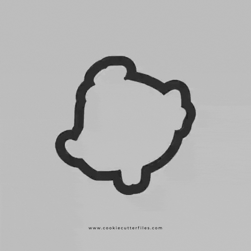 Little One Face Inspired Grinchymas Cookie Cutter STL Files Cookie Cutter Files