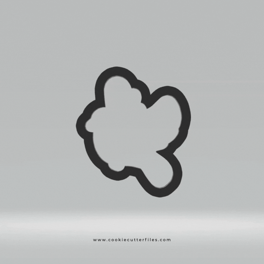 Dove Hanukkah Cookie Cutter STL Files Cookie Cutter Files