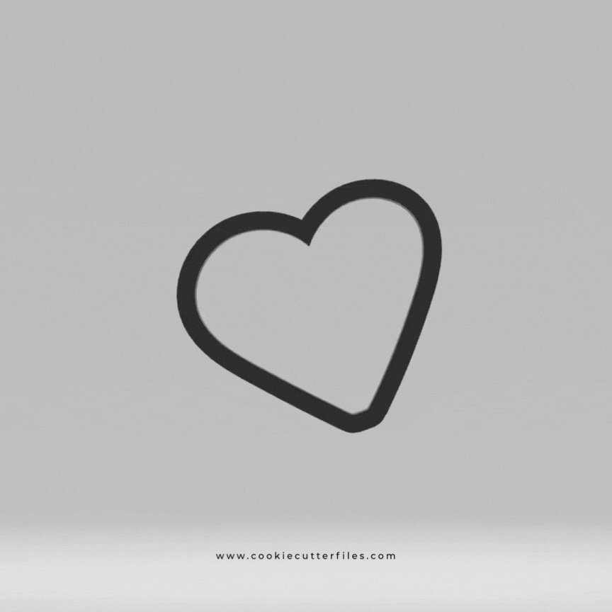 Heart Earth Day Hero Cookie Cutter STL Files Cookie Cutter Files