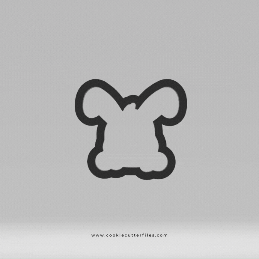 Bunny Surprise Bunny House Surprise Cookie Cutter STL Files Cookie Cutter Files
