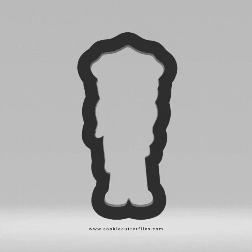 Girl Police Kids Cookie Cutter STL Files Cookie Cutter Files