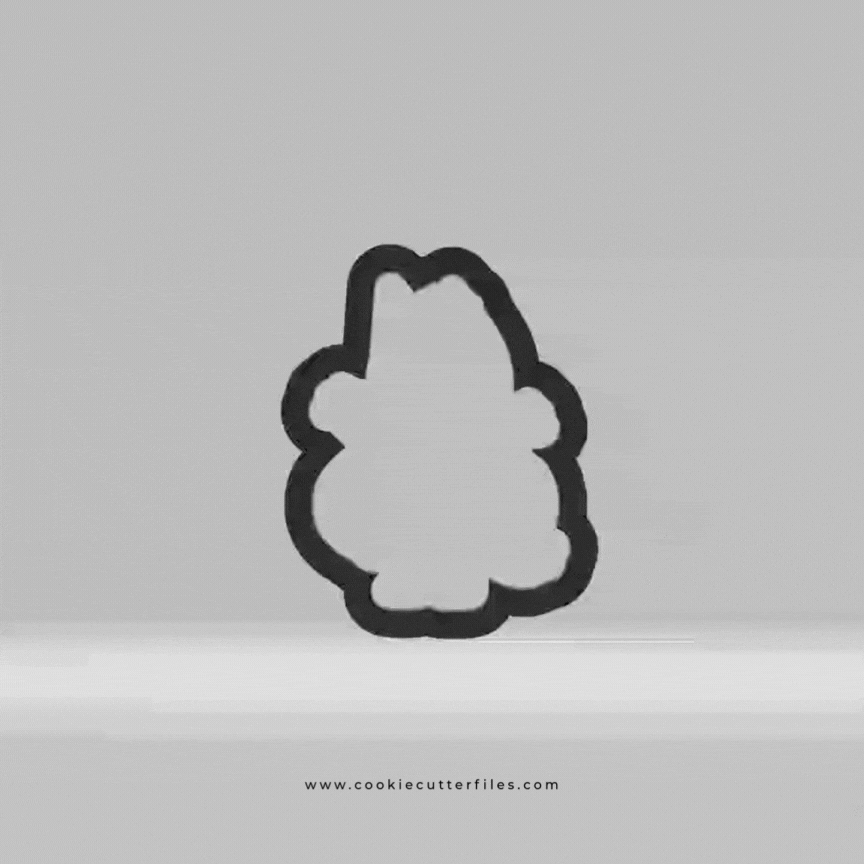 Pumpkin Inspired Halloween Blue Heeler Dog Cookie Cutter STL Files Cookie Cutter Files