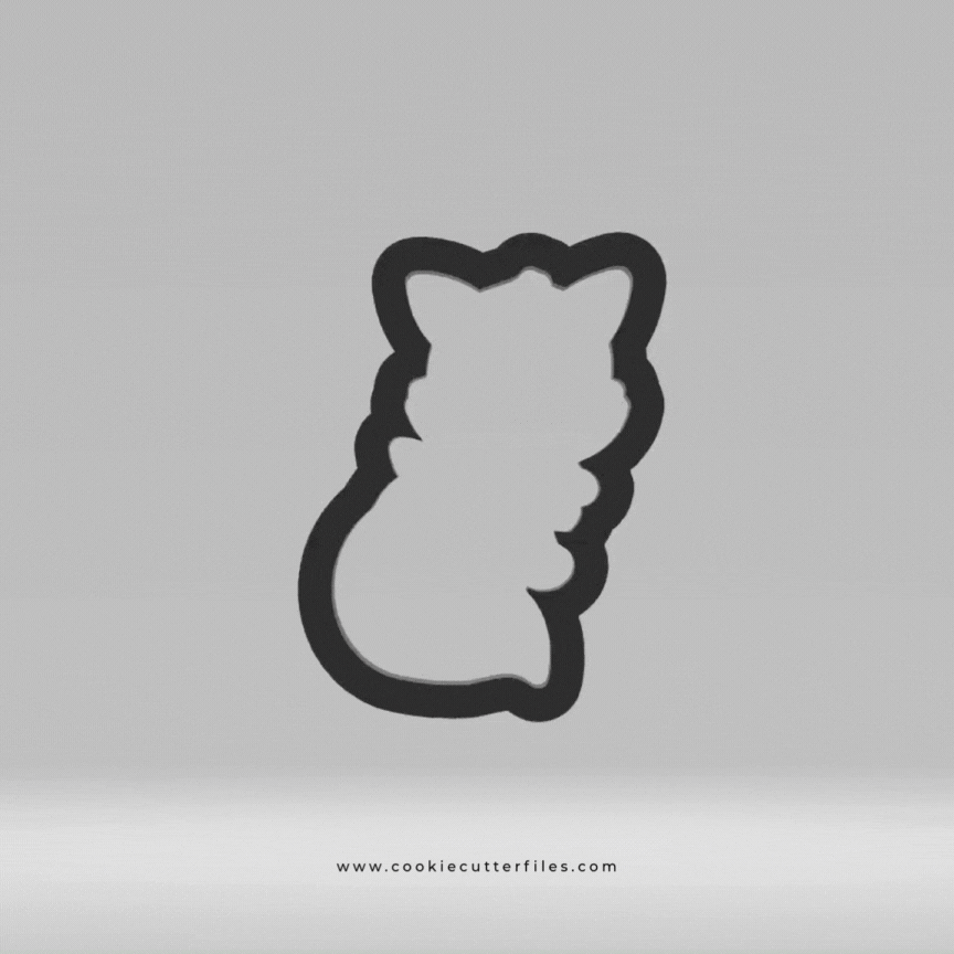 Fox Mother's Love Cookie Cutter STL Files Cookie Cutter Files