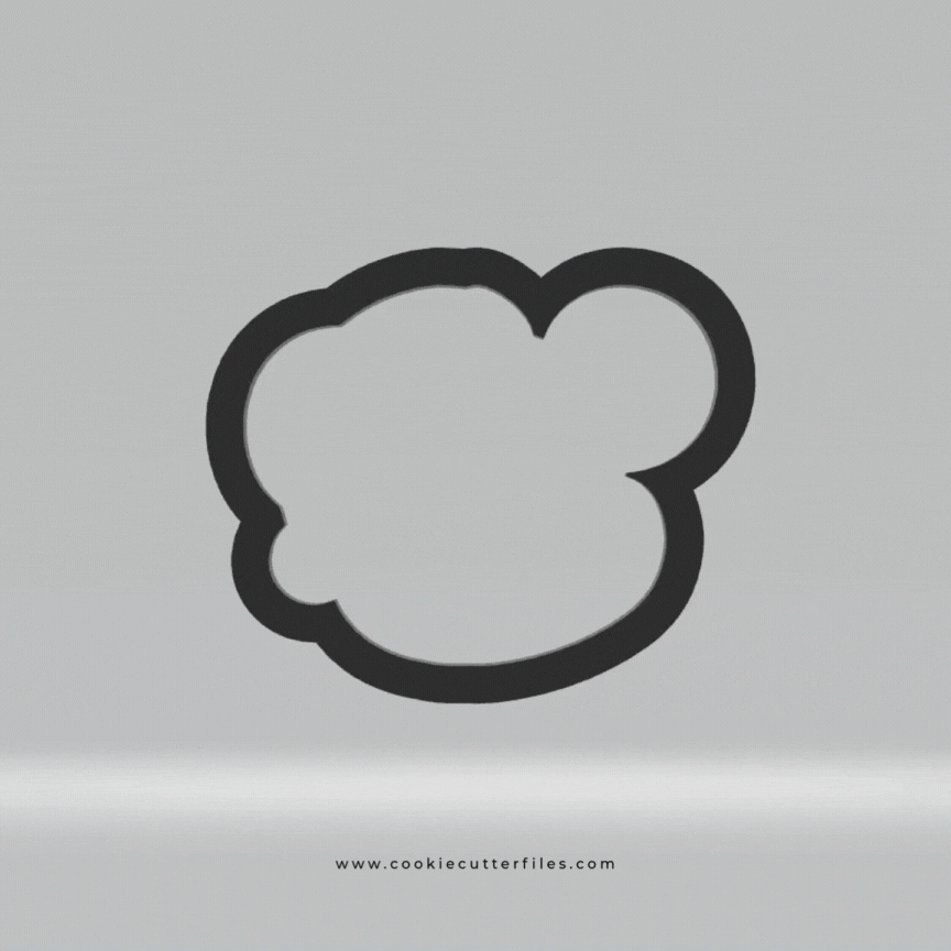 Monkey Animal Faces Santa Edition Cookie Cutter STL Files Cookie Cutter Files