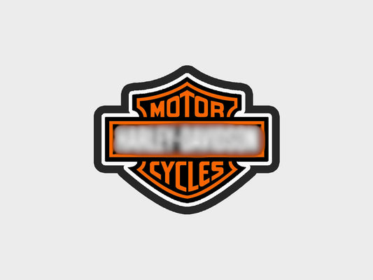 Badge Inspired Orange + Black Motorcycle Cookie Cutter STL Files Cookie Cutter Files