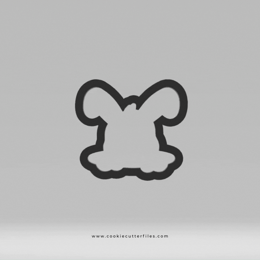 Bunny Surprise Dirt Bunny House Surprise Cookie Cutter STL Files Cookie Cutter Files