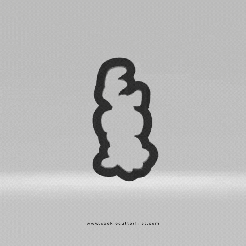Dog Inspired Grinchymas Cookie Cutter STL Files Cookie Cutter Files