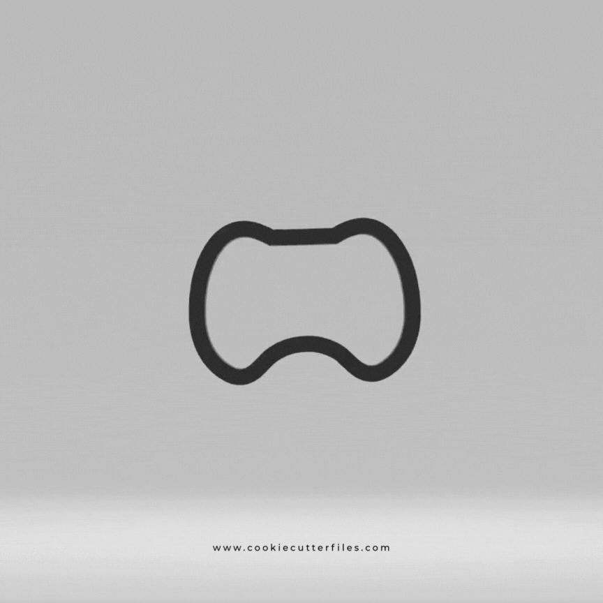 xController Gamer Kids Cookie Cutter STL Files Cookie Cutter Files