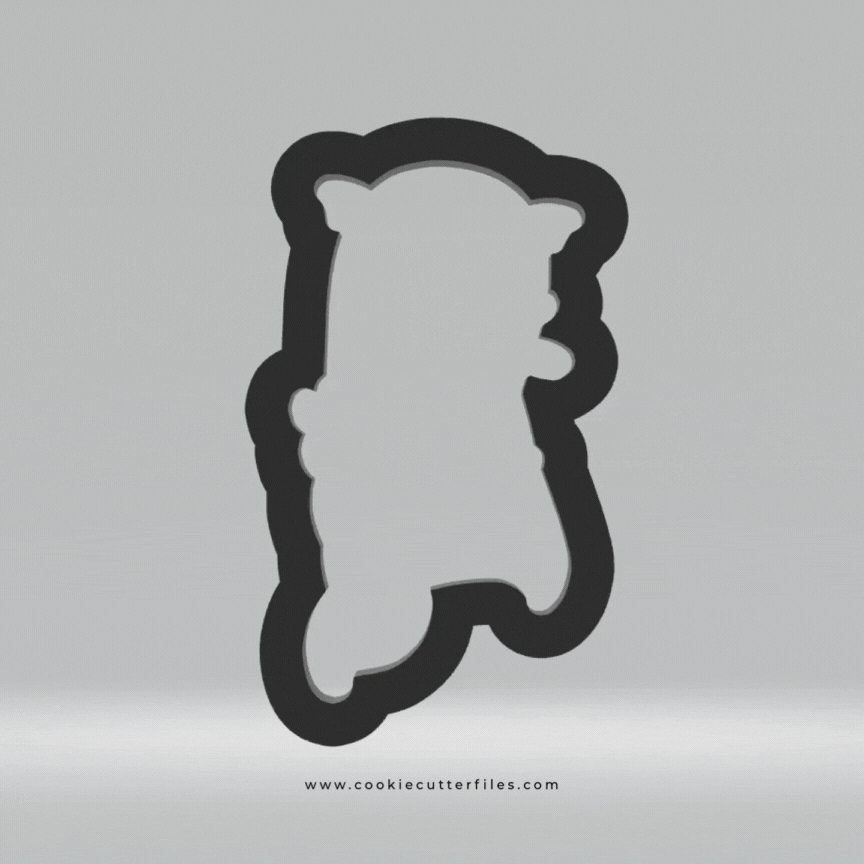 Cape Vampire Mermaid Cookie Cutter STL Files Cookie Cutter Files