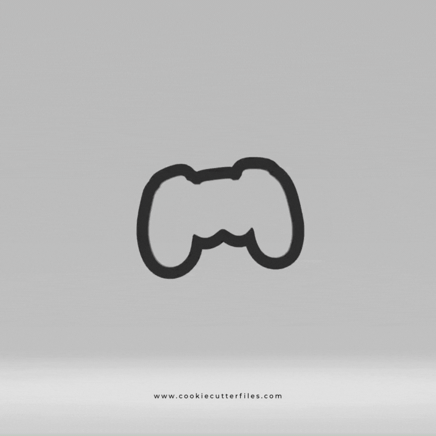 Controller Gamer Kids Cookie Cutter STL Files Cookie Cutter Files