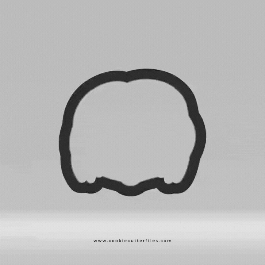 Doll Horror Chibi Faces Inspired Cookie Cutter STL Files Cookie Cutter Files