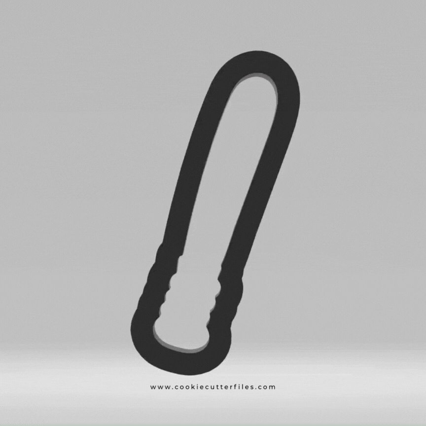 Baton Police Kids Cookie Cutter STL Files Cookie Cutter Files