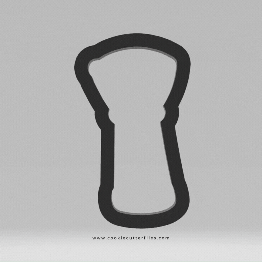 Flashlight Camping Kids Cookie Cutter STL Files Cookie Cutter Files