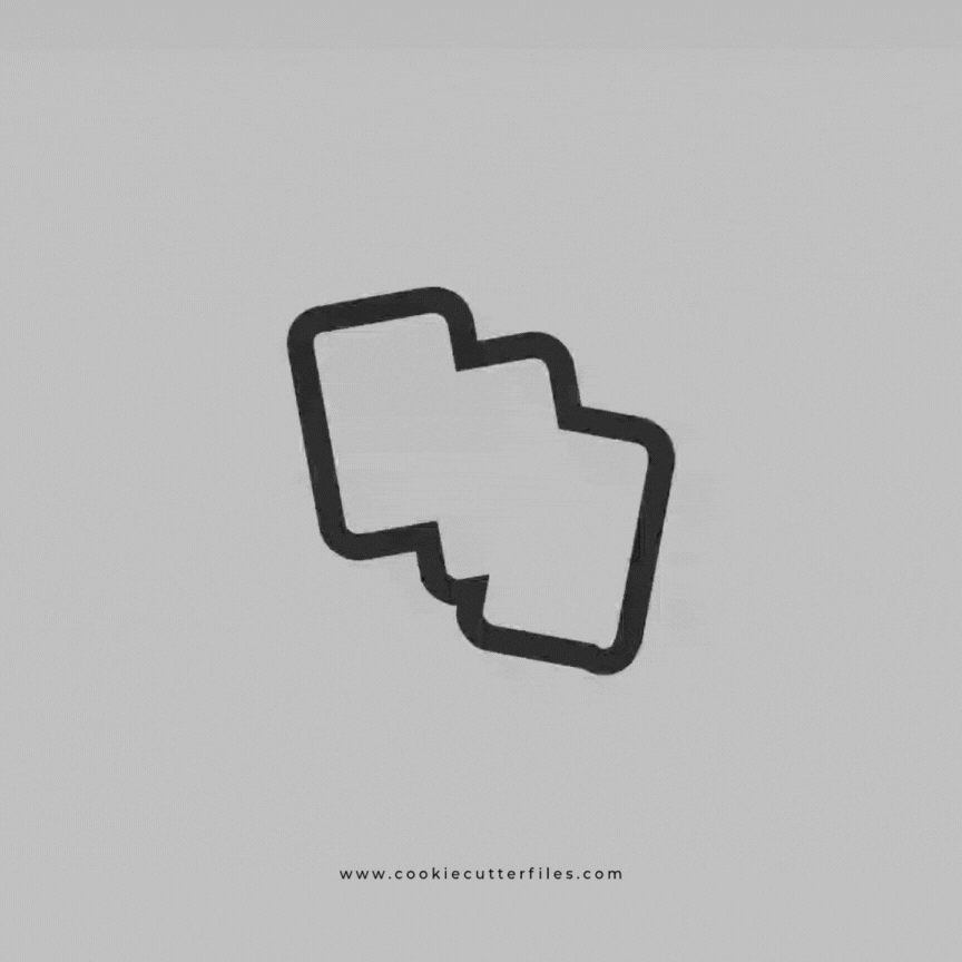 Cards Game Night Cookie Cutter STL Files Cookie Cutter Files