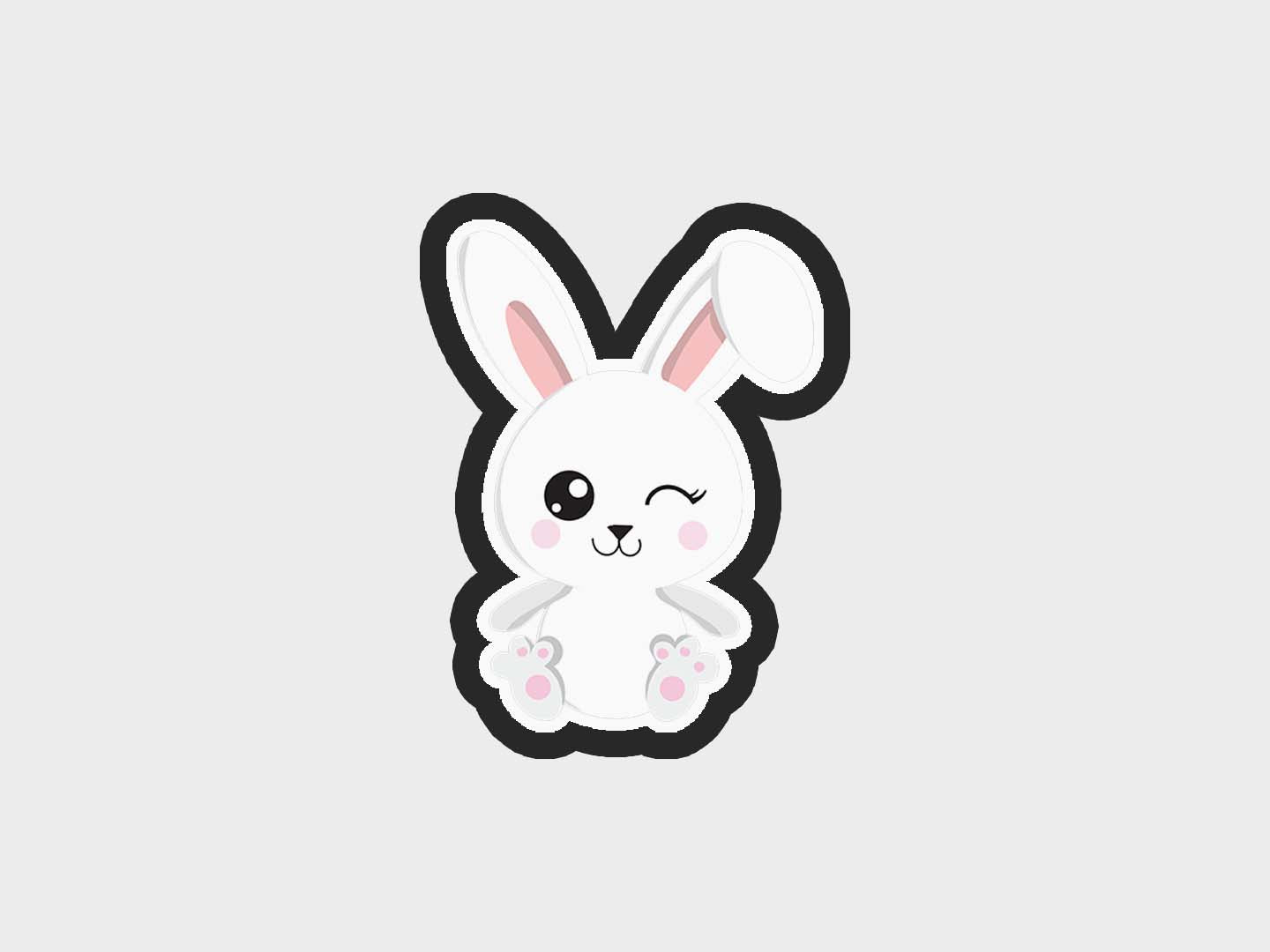 Adorable Baby Easter Bunny Cookie Cutter STL Files Cookie Cutter Files
