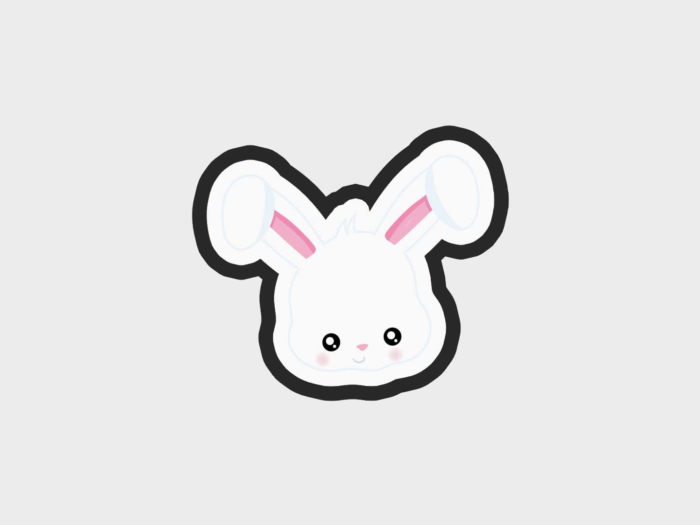 Bunny Animal Face Cookie Cutter STL Files Cookie Cutter Files