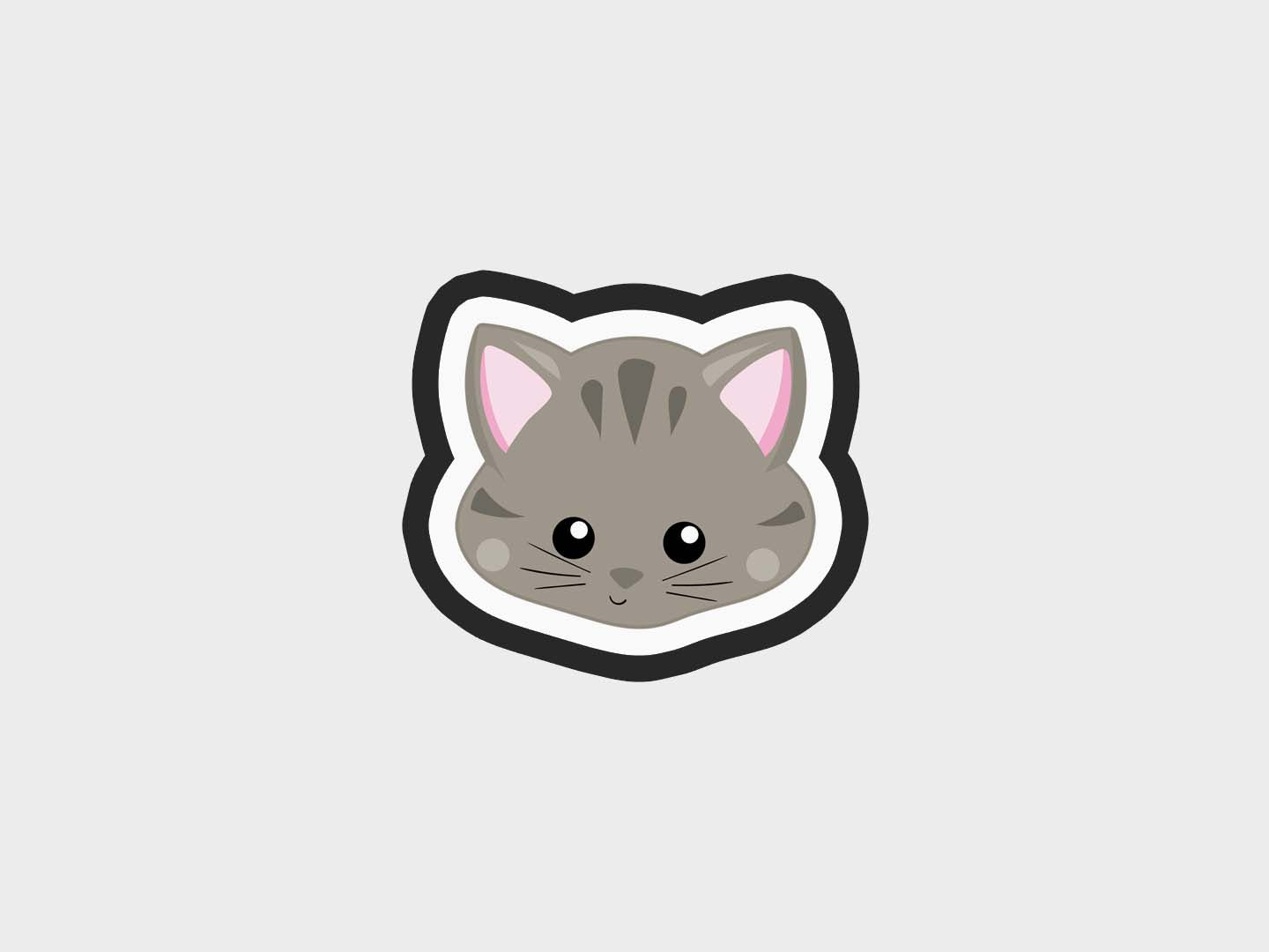 Cat Animal Face Cookie Cutter STL Files Cookie Cutter Files