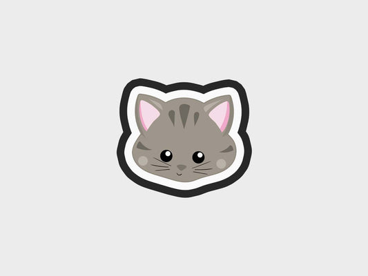 Cat Animal Face Cookie Cutter STL Files Cookie Cutter Files