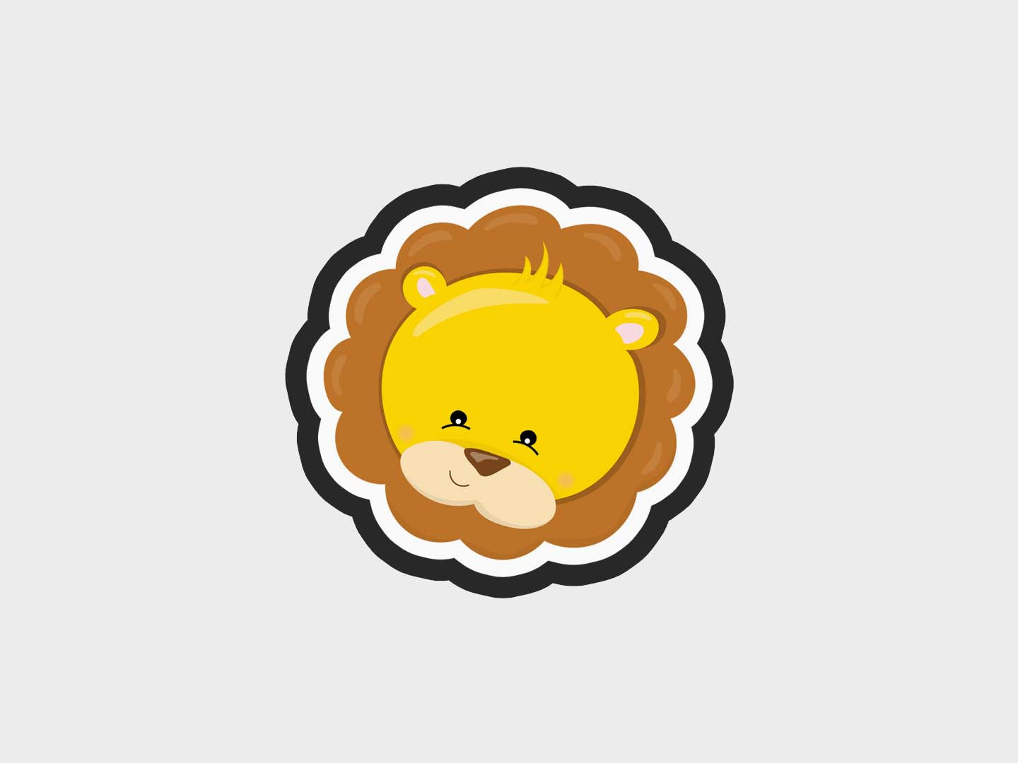 Lion Animal Face Cookie Cutter STL Files Cookie Cutter Files
