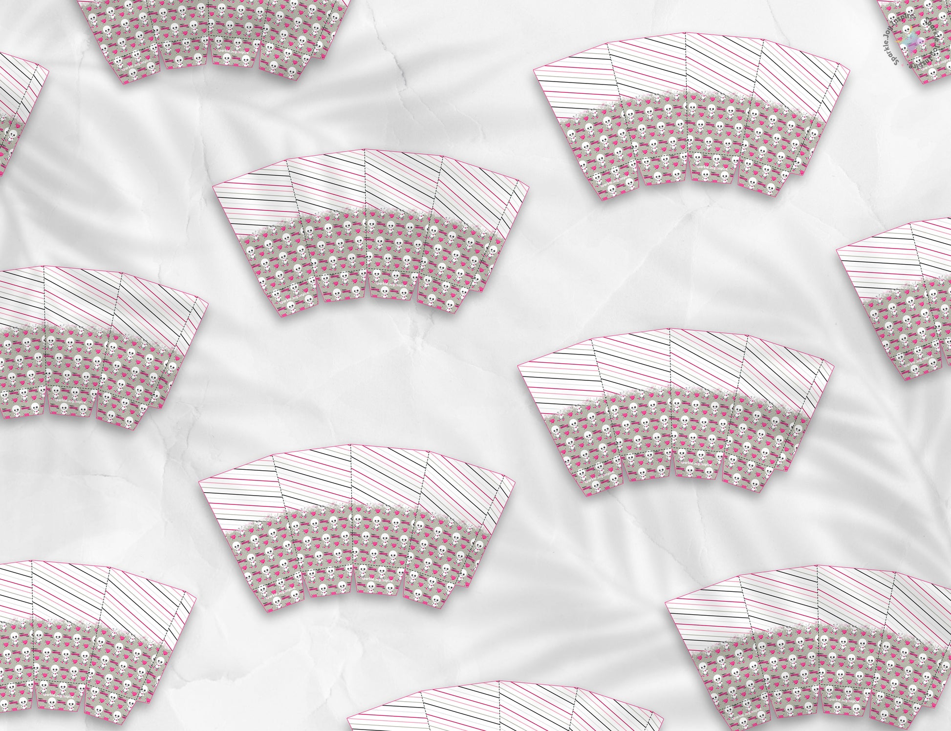 Anti-Valentine's Day VooDoo Popcorn Box Paper Craft Printable Paper Crafts