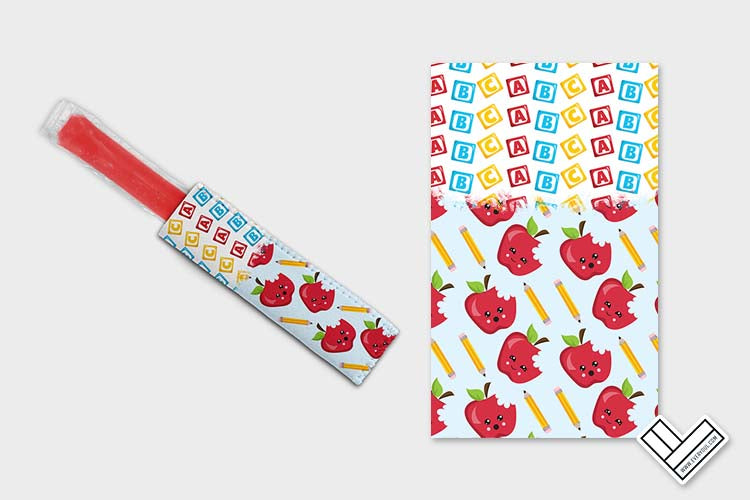 Apples Abc 0206 Ice Pop Digital Sublimation Design Sweet Sublimation Designs