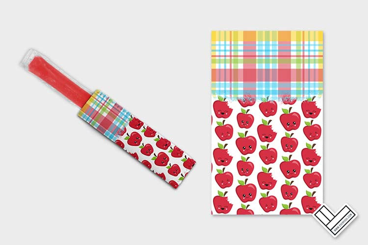 Apples Abc 0508 Ice Pop Digital Sublimation Design Sweet Sublimation Designs