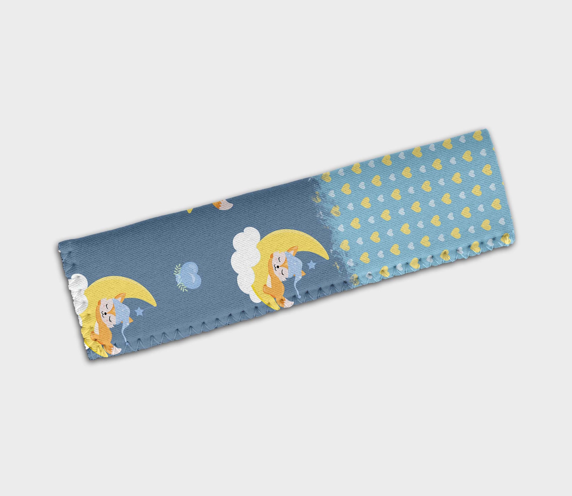 Baby Fox Blue 0302 Ice Pop Digital Sublimation Design Sweet Sublimation Designs
