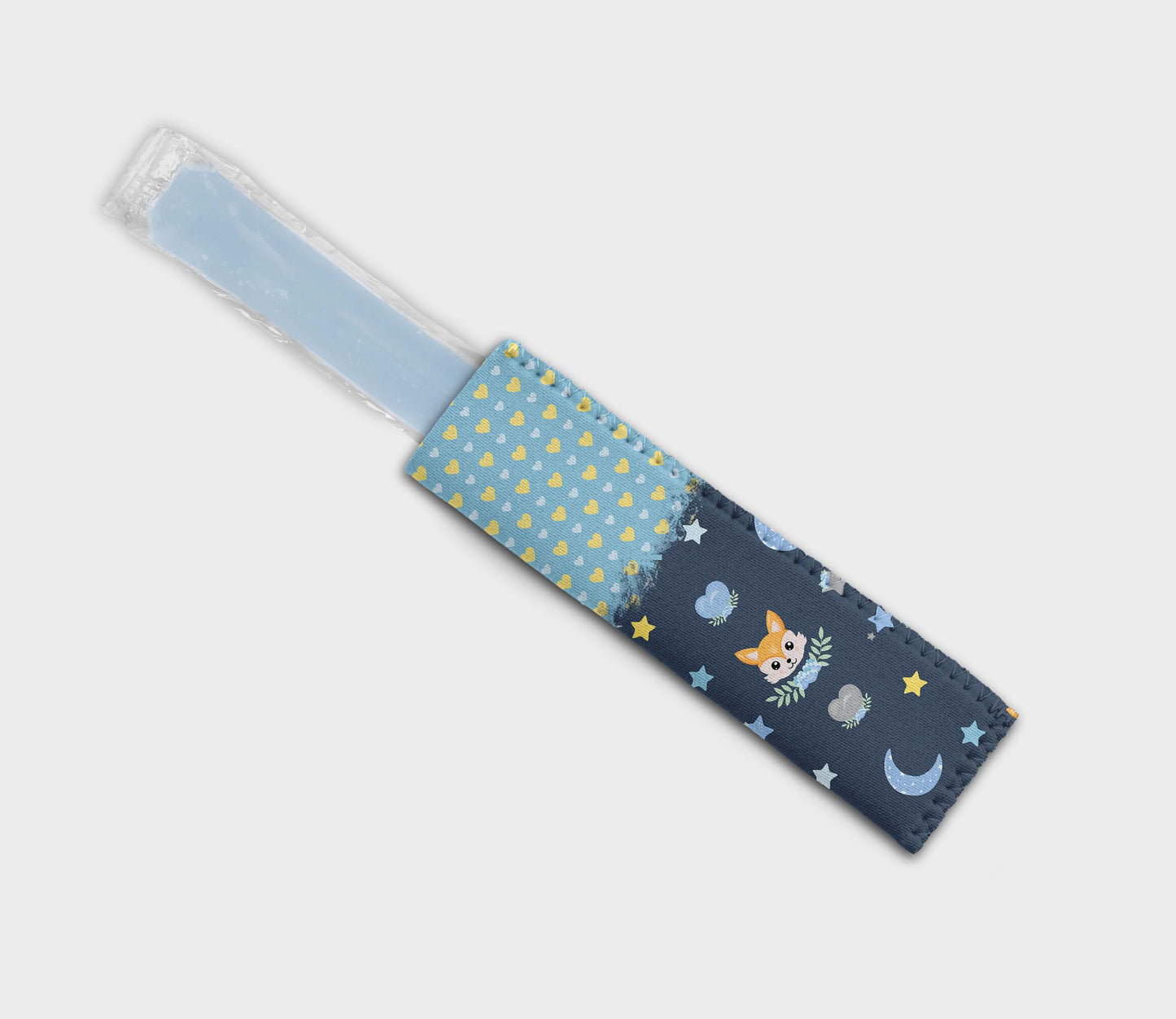 Baby Fox Blue 0304 Ice Pop Digital Sublimation Design Sweet Sublimation Designs