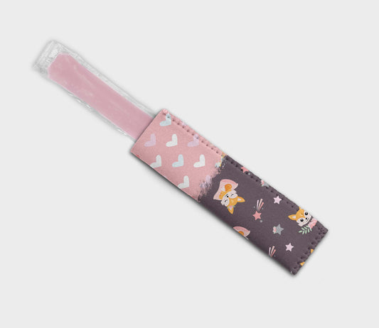 Baby Fox Pink 0502 Ice Pop Digital Sublimation Design Sweet Sublimation Designs