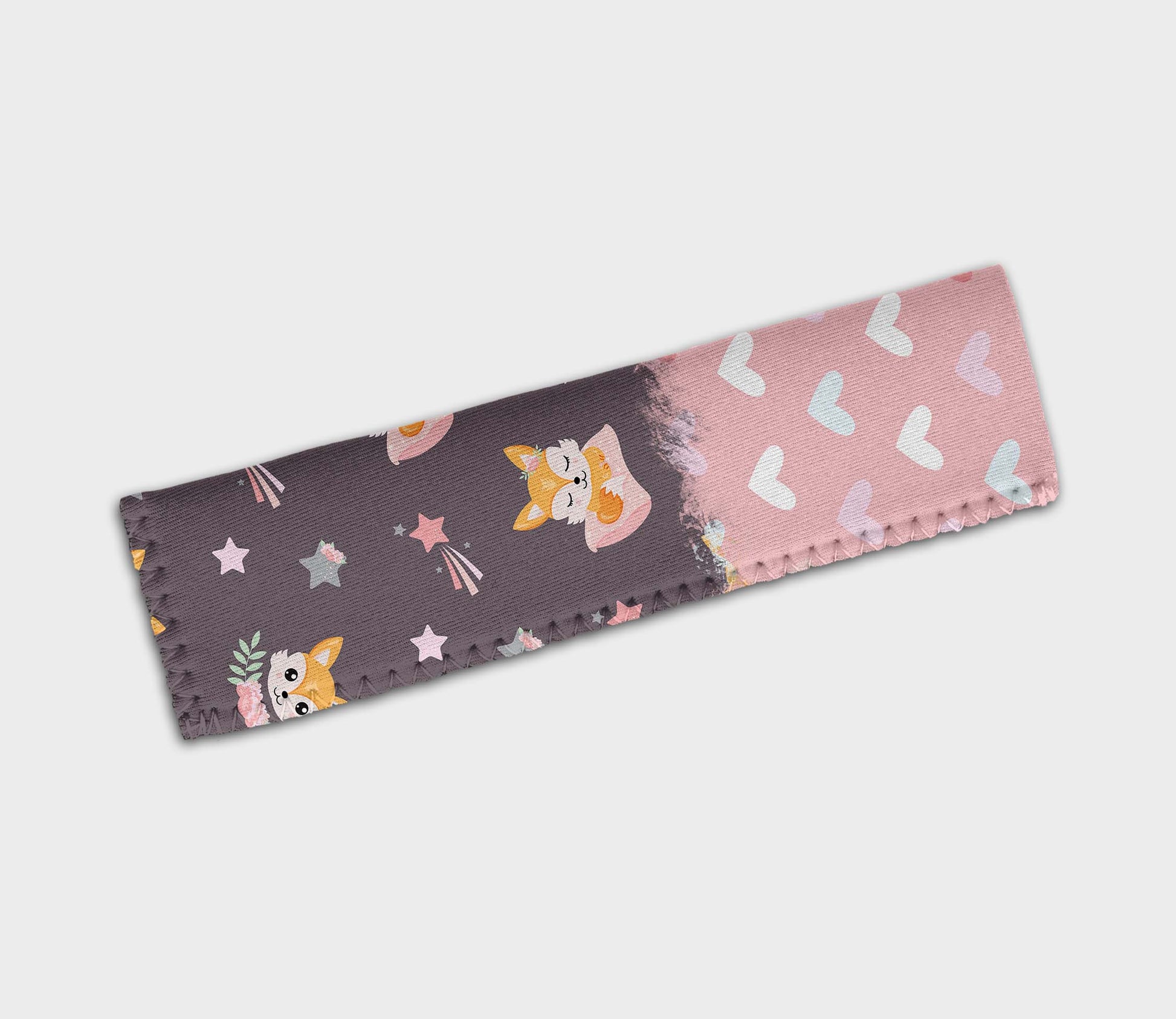 Baby Fox Pink 0502 Ice Pop Digital Sublimation Design Sweet Sublimation Designs