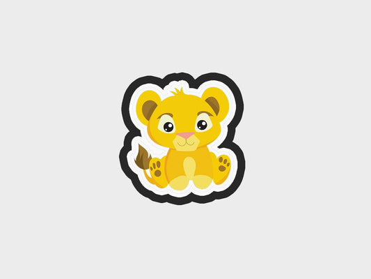 Baby Lion Cub Inspired Cookie Cutter STL Files Cookie Cutter Files
