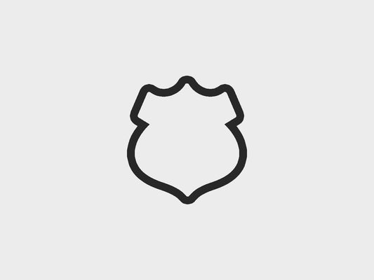 Badge Police Kids Cookie Cutter STL Files Cookie Cutter Files
