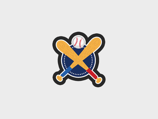 Bat Symbol Baseball Kids Cookie Cutter STL Files Cookie Cutter Files