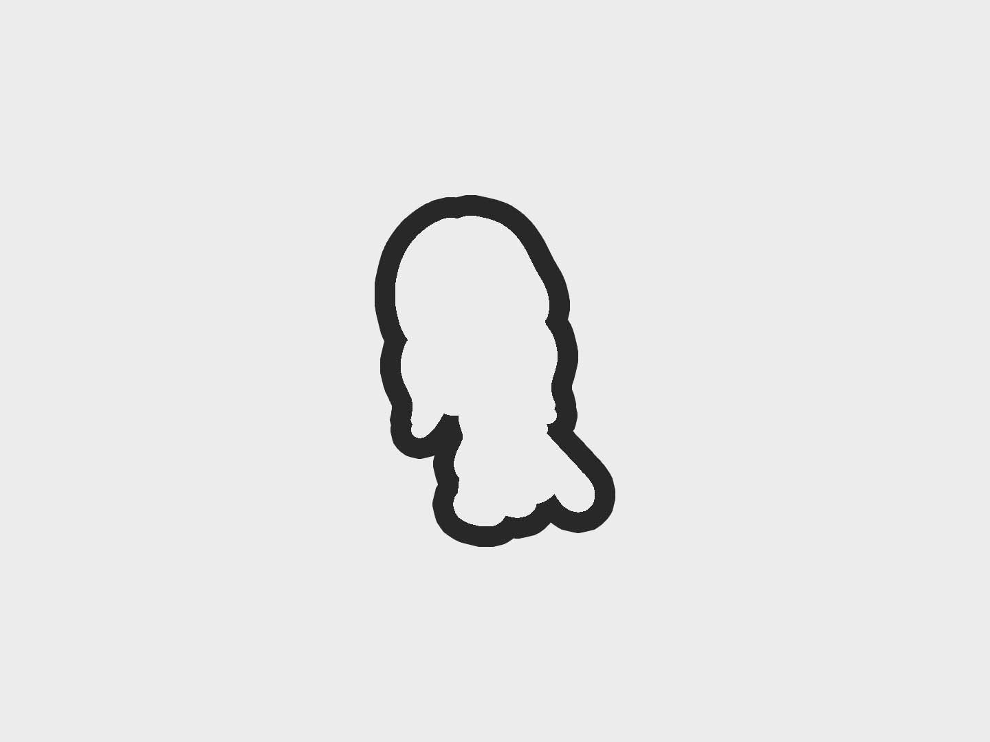 Batter Girl Baseball Kids Cookie Cutter STL Files Cookie Cutter Files