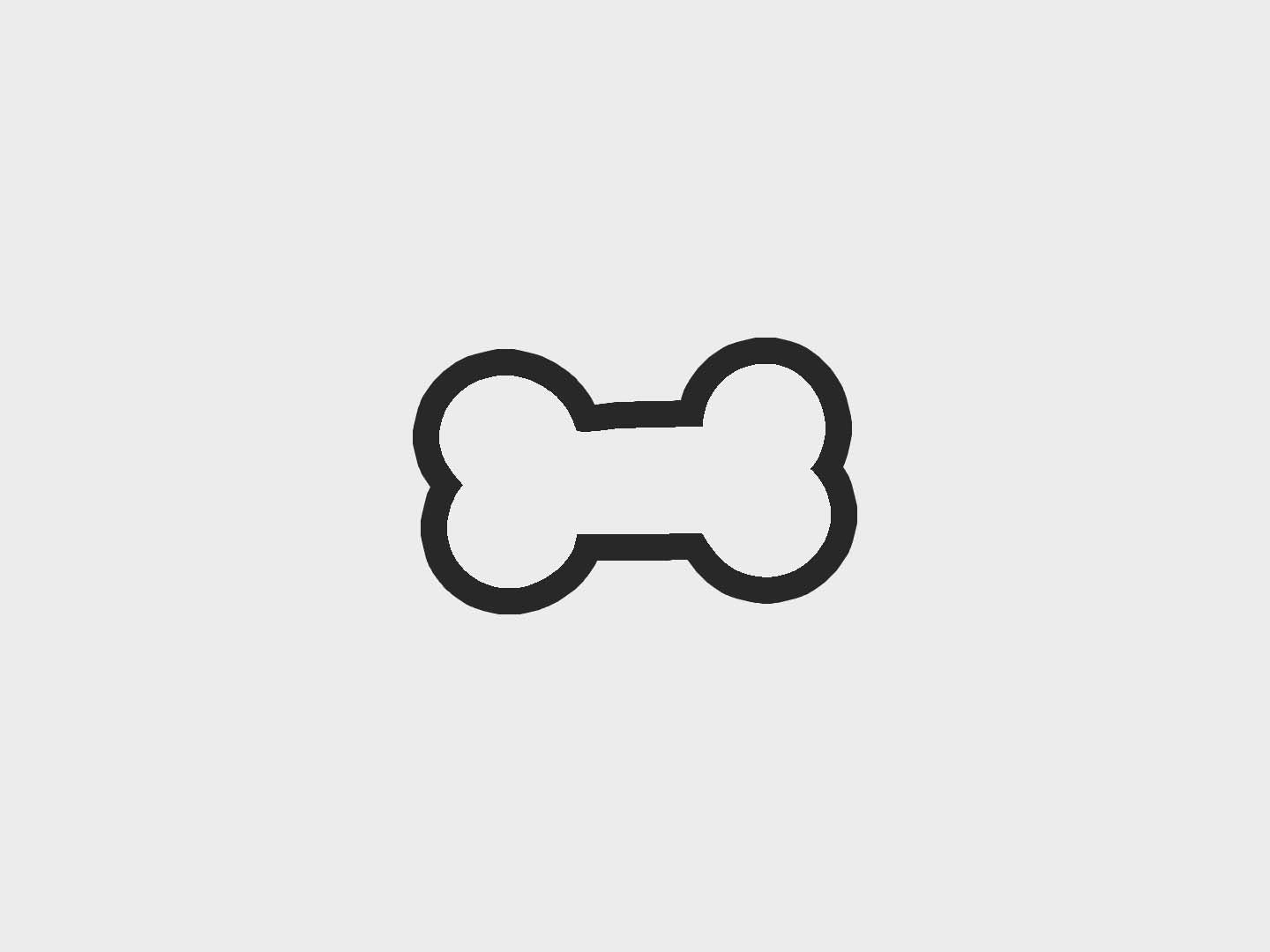 Bone Puppy Dog Cookie Cutter STL Files Cookie Cutter Files