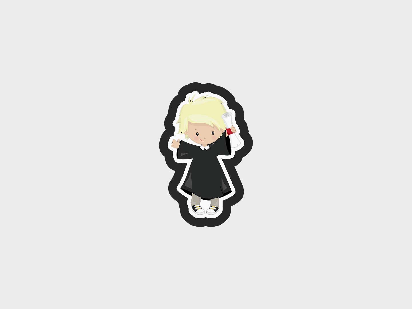 Boy Diploma Grad Kids Cookie Cutter STL Files Cookie Cutter Files