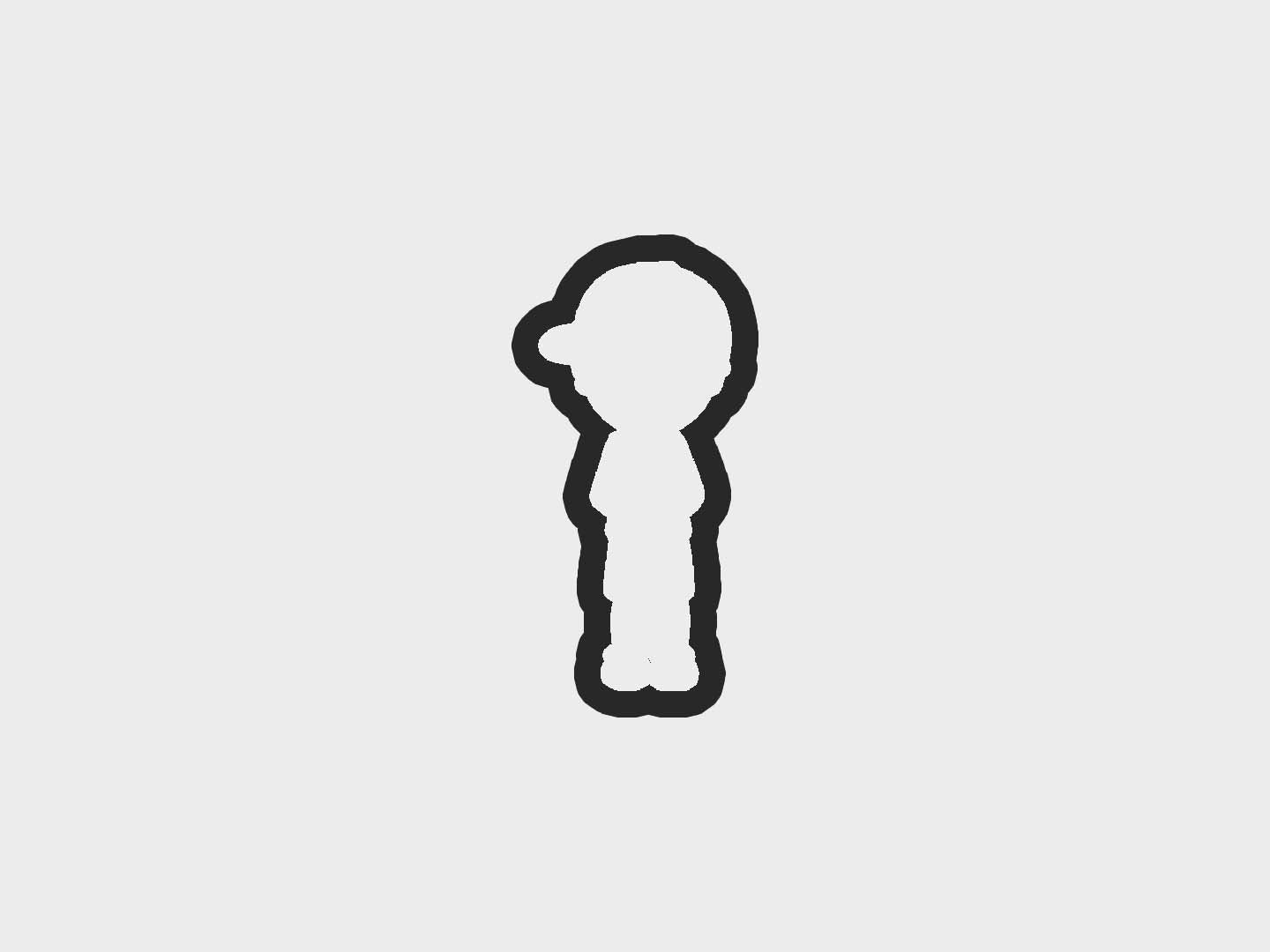 Boy Standing Earth Day Hero Cookie Cutter STL Files Cookie Cutter Files