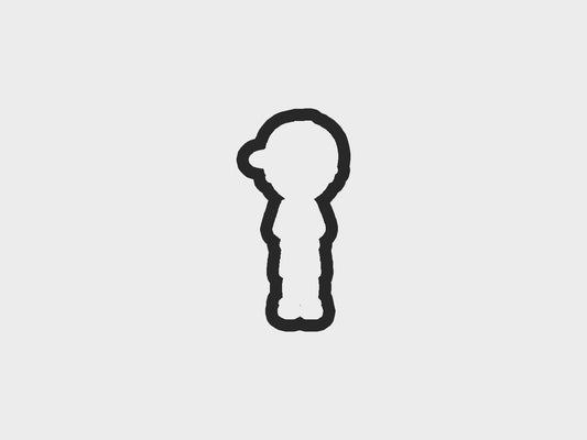 Boy Standing Earth Day Hero Cookie Cutter STL Files Cookie Cutter Files
