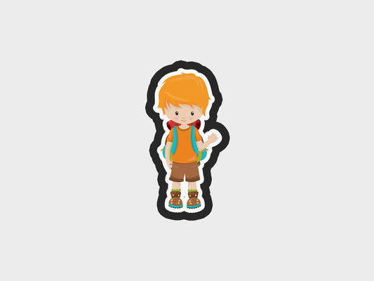 Boy Camping Kids Cookie Cutter STL Files Cookie Cutter Files