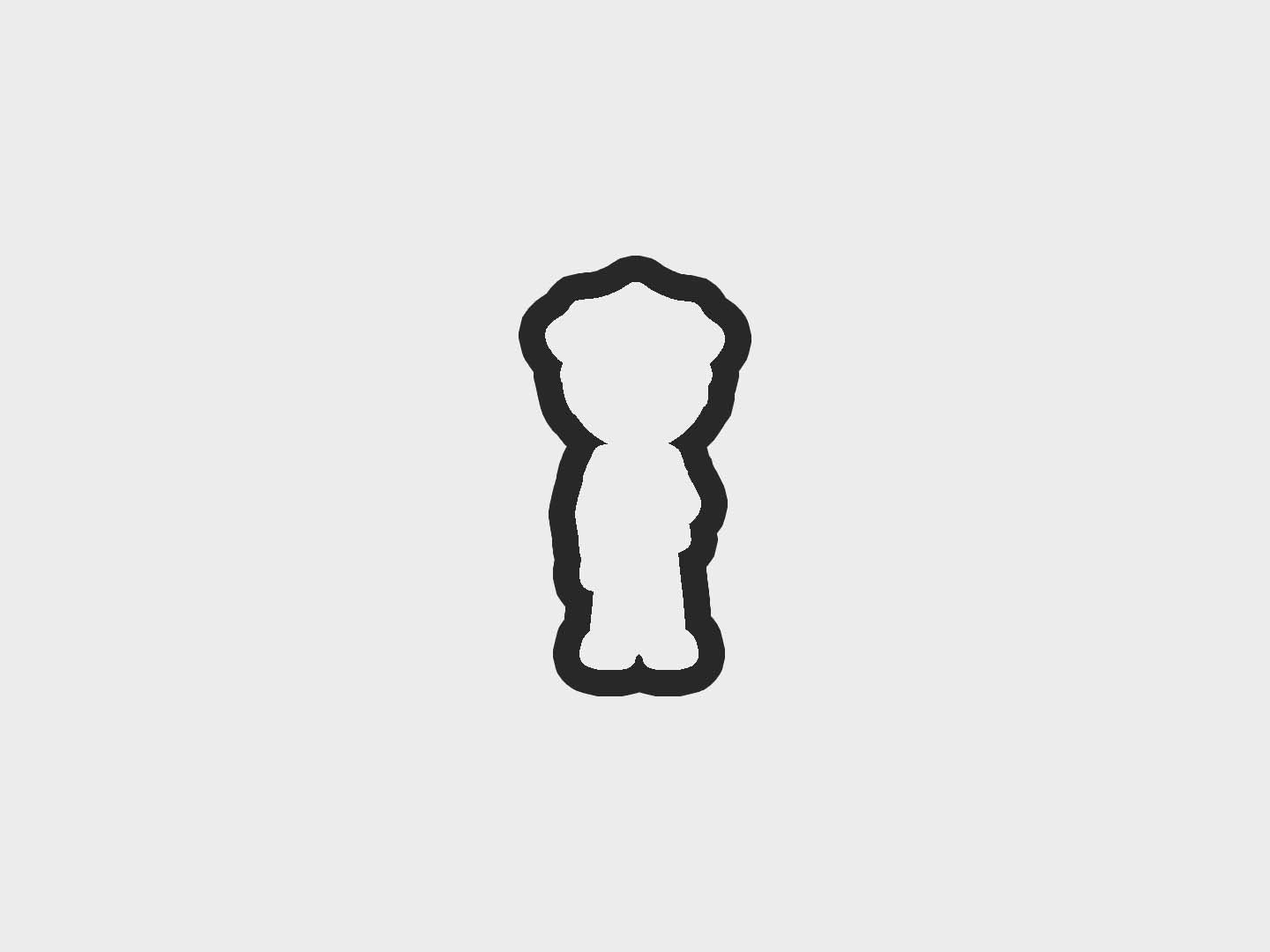 Boy Police Kids Cookie Cutter STL Files Cookie Cutter Files