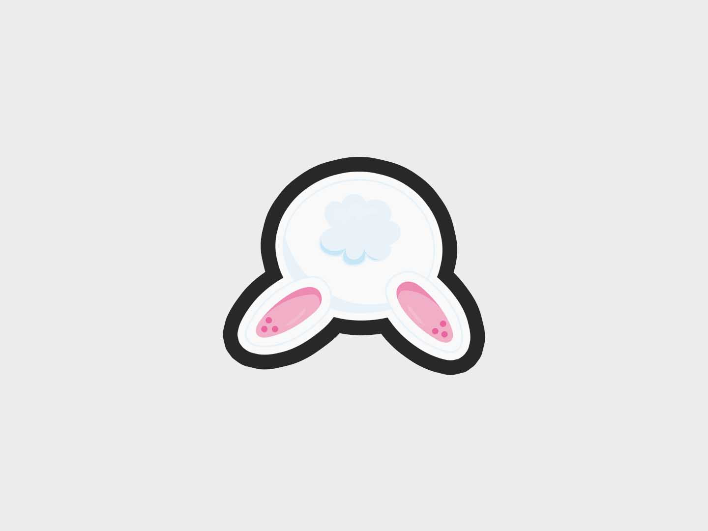 Bunny Behind Bunny House Surprise Cookie Cutter STL Files Cookie Cutter Files