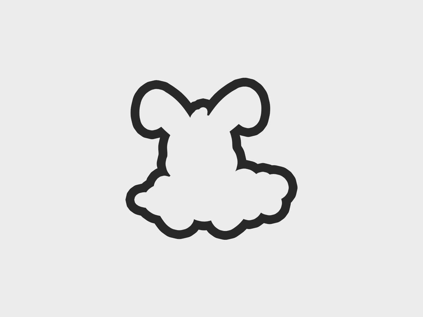 Bunny Holding Carrot Bunny House Surprise Cookie Cutter STL Files Cookie Cutter Files