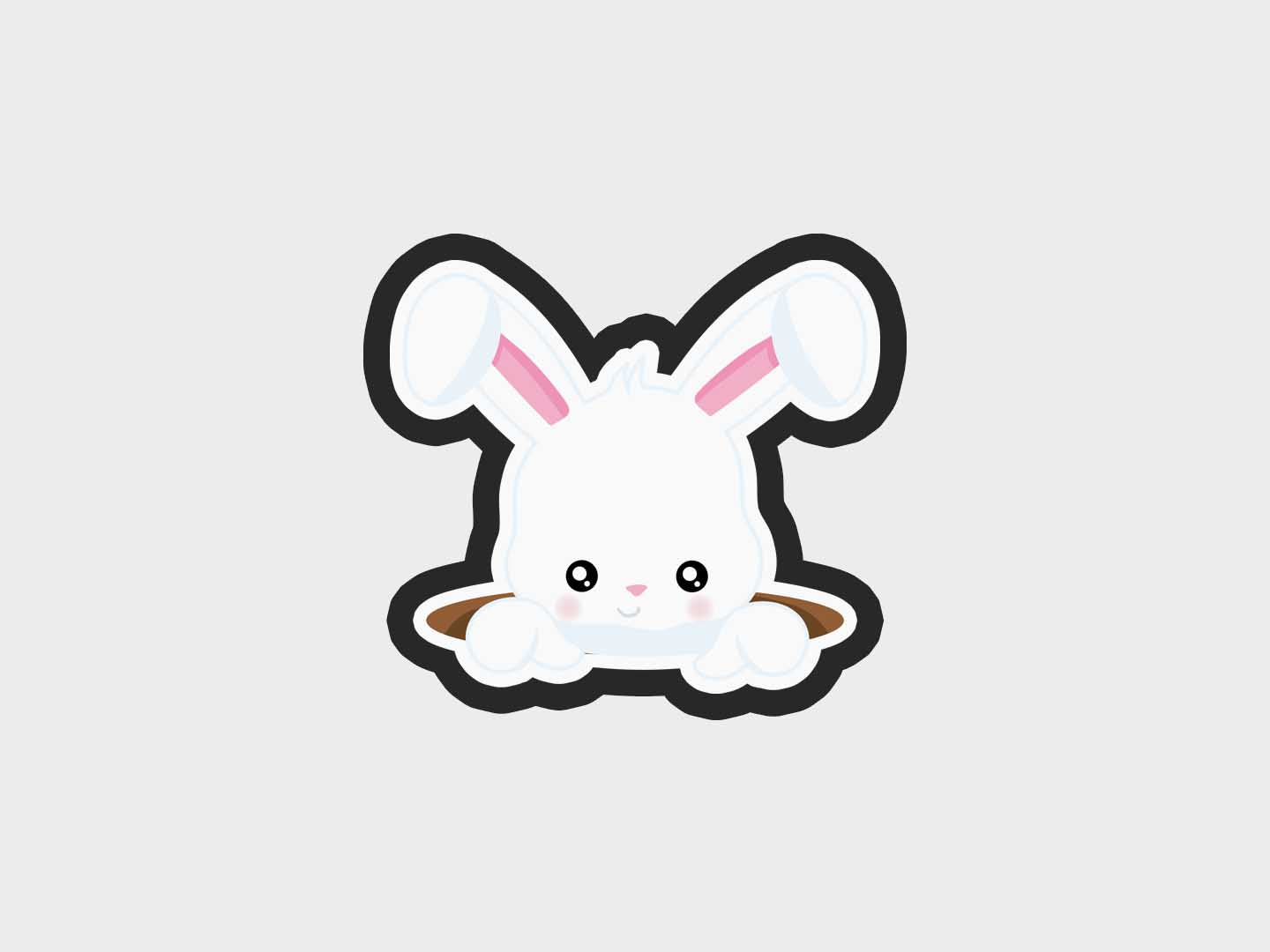 Bunny Surprise Dirt Bunny House Surprise Cookie Cutter STL Files Cookie Cutter Files