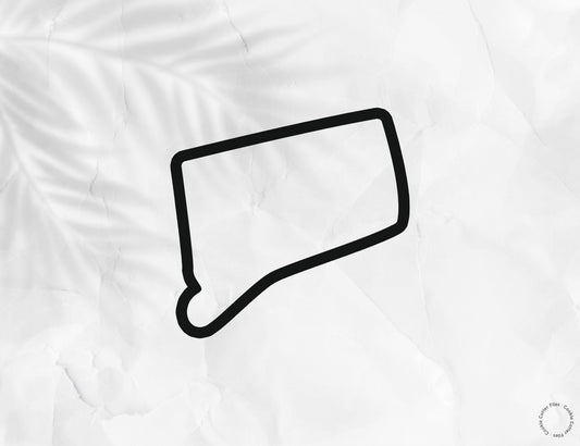 Connecticut State Basic Cookie Cutter STL Files Cookie Cutter Files